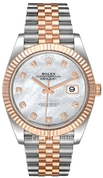 Rolex Datejust 41 Biały/18 karatowe różowe złoto Ø41 mm 126331-0014