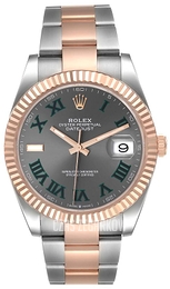 Rolex Datejust 41 Szary/18 karatowe różowe złoto Ø41 mm 126331-0015