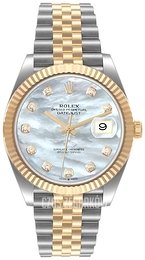 Rolex Datejust 41 Biały/18 karatowe żółte złoto Ø41 mm 126333-0018