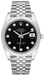 Rolex Datejust 41 Czarny/Stal Ø41 mm 126334-0012