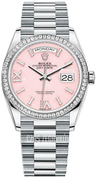 Rolex Day-Date 36 Różowy/Platyna Ø36 mm 128396TBR-0009