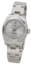 Rolex Oyster Perpetual 26 Srebrny/Stal Ø26 mm 176200-0015
