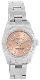 Rolex Lady Oyster Perpetual Różowy/Stal Ø26 mm 176210/2