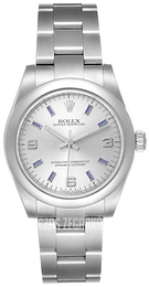 Rolex Oyster Perpetual Midsize Srebrny/Stal Ø31 mm 177200/2