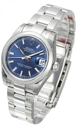 Rolex Datejust Midsize Niebieski/Stal Ø31 mm 178240-0023
