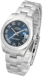 Rolex Datejust Midsize Niebieski/Stal Ø31 mm 178240-0036
