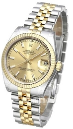 Rolex Datejust Midsize Żółte złoto/18 karatowe żółte złoto Ø31 mm 178273-0001