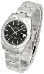 Rolex Datejust Midsize Czarny/Stal Ø31 mm 178274-0034