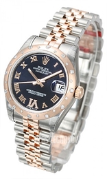 Rolex Datejust Lady Purpurowy/Stal Ø31 mm 178341-0008