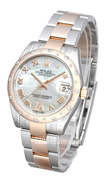 Rolex Datejust 31 Biały/Stal Ø31 mm 178341-0012