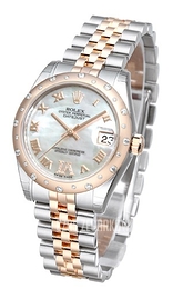 Rolex Datejust 31 Biały/Stal Ø31 mm 178341-0007