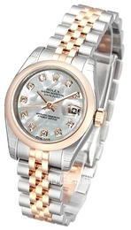 Rolex Lady-Datejust 26 Biały/Stal Ø26 mm 179161-34