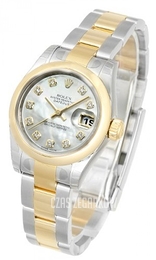 Rolex Datejust Lady Biały/18 karatowe różowe złoto Ø26 mm 179163/4