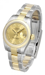 Rolex Datejust Lady Żółte złoto/18 karatowe różowe złoto Ø26 mm 179163/6