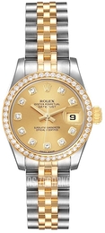 Rolex Lady-Datejust 26 Szampański/Stal Ø26 mm 179383-7