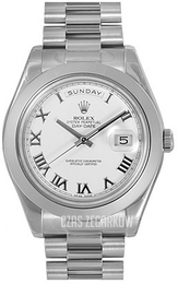 Rolex Day-Date Biały/Platyna Ø41 mm 218206/5