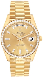 Rolex Day-Date 40 Szampański/18 karatowe żółte złoto Ø40 mm 228348RBR-0002