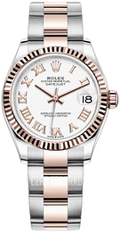 Rolex Datejust 31 Biały/18 karatowe różowe złoto Ø31 mm 278271-0001