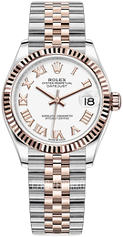 Rolex Datejust 31 Biały/18 karatowe różowe złoto Ø31 mm 278271-0002
