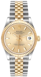 Rolex Datejust 31 Żółte złoto/18 karatowe żółte złoto Ø31 mm 278273-0014