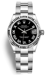 Rolex Datejust 31 Czarny/Stal Ø31 mm 278274-0001