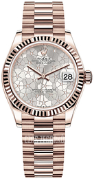 Rolex Datejust 31 Srebrny/18 karatowe różowe złoto Ø31 mm 278275-0045