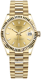 Rolex Datejust 31 Żółte złoto/18 karatowe żółte złoto Ø31 mm 278278-0040