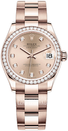 Rolex Datejust 31 Różowe złoto/18 karatowe różowe złoto Ø31 mm 278285RBR-0024