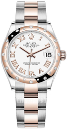 Rolex Datejust 31 Biały/18 karatowe różowe złoto Ø31 mm 278341RBR-0001