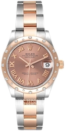 Rolex Datejust 31 Różowe złoto/Stal Ø31 mm 278341RBR-0005