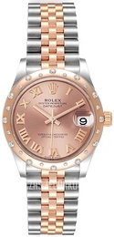 Rolex Datejust 31 Różowe złoto/Stal Ø31 mm 278341RBR-0006