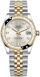 Rolex Datejust 31 Srebrny/18 karatowe żółte złoto Ø31 mm 278343RBR-0020