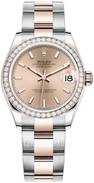 Rolex Datejust 31 Różowe złoto/18 karatowe różowe złoto Ø31 mm 278381RBR-0009