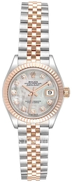 Rolex Lady-Datejust 28 Biały/18 karatowe różowe złoto Ø28 mm 279171-0013