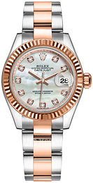 Rolex Lady-Datejust 28 Biały/18 karatowe różowe złoto Ø28 mm 279171-0014