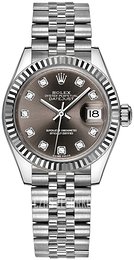 Rolex Lady-Datejust 28 Szary/Stal Ø28 mm 279174-0015