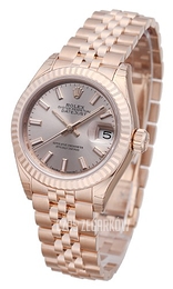 Rolex Lady-Datejust 28 Różowy/18 karatowe różowe złoto Ø28 mm 279175-0003