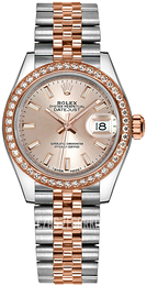Rolex Lady-Datejust 28 Różowe złoto/18 karatowe różowe złoto Ø28 mm 279381RBR-0001