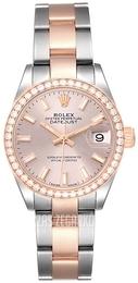 Rolex Lady-Datejust 28 Różowe złoto/18 karatowe różowe złoto Ø28 mm 279381RBR-0002