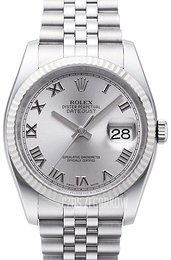 Rolex Datejust Steel Srebrny/Stal Ø36 mm 116234-0081