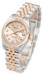 Rolex Lady Oyster Perpetual Różowy/18 karatowe różowe złoto Ø26 mm 179171/11