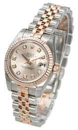 Rolex Lady Oyster Perpetual Różowy/18 karatowe różowe złoto Ø26 mm 179171/12