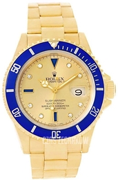 Rolex Submariner Szampański/18 karatowe żółte złoto Ø40 mm 16618DIA