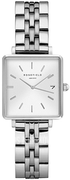 Rosefield The Boxy Srebrny/Stal Ø22 mm QMWSS-Q020