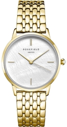 Rosefield The Pearl Edit Biały/Stal w odcieniu złota Ø36 mm RMGSG-R01