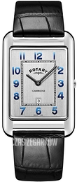Rotary Cambridge Srebrny/Skóra Ø29 mm GS05280/70
