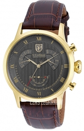 S.Coifman Dress Szary/Skóra Ø42 mm SC0352