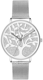 S.Oliver Other Srebrny/Stal Ø36 mm SO-3595-MQ