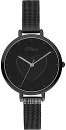 S.Oliver Other Czarny/Stal Ø36 mm SO-3834-MQ