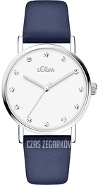 S.Oliver Other Biały/Skóra Ø36 mm SO-4109-LQ